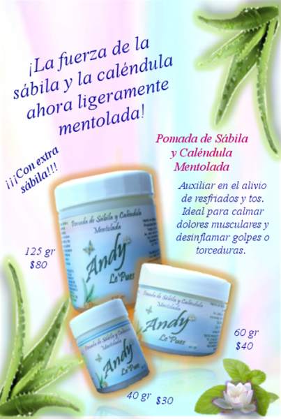 Pomada sábila y caléndula&nbsp;